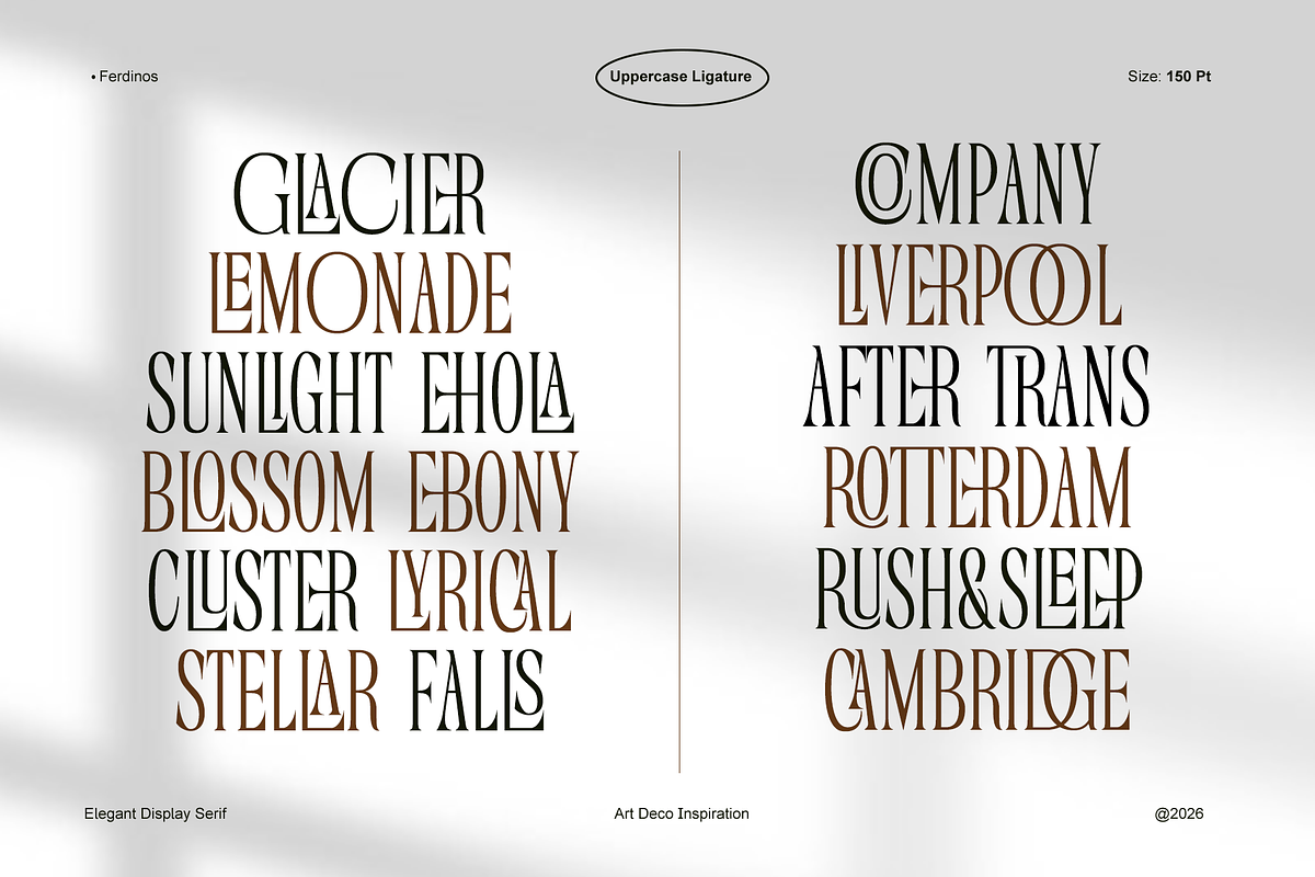 Ferdinos, a Serif Font by Dora Typefoundry (Photo 3 of 14)
