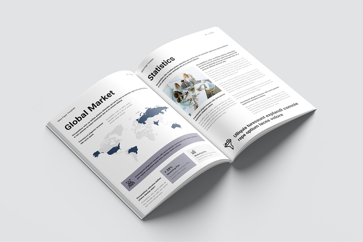 Business Plan Template, a Brochure Template by GoldenGrid Studio (Photo 8 of 11)