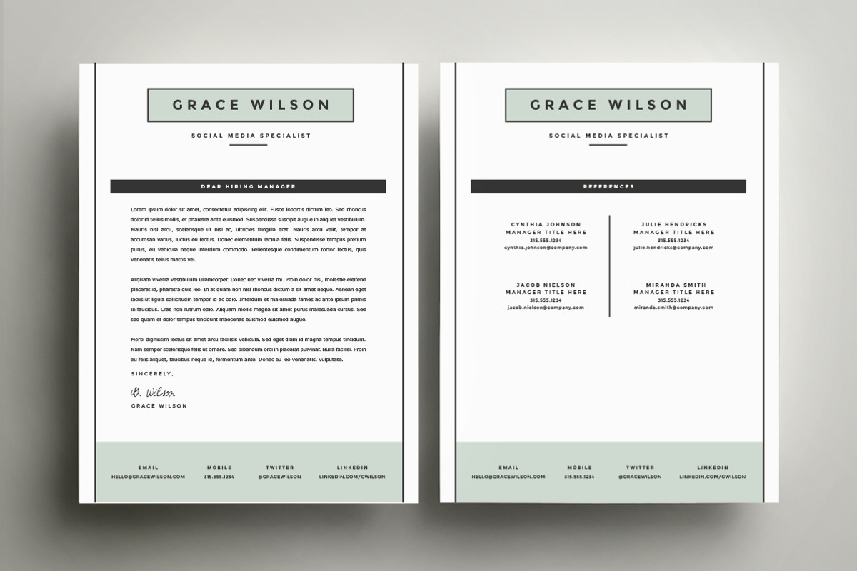 Resume Template 4 Pack | CV Template, a Resume Template by Refinery Resume Co. (Photo 3 of 3)