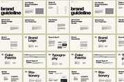 Brand Guidelines template Minimal, a Presentation Template by GAZINEOGRAPHIC (Thumbnail 2 of 2)