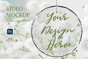 Glass Ornament Mockup Video, a Cups & Container Mockup by MockupsBox (Thumbnail 1 of 5)