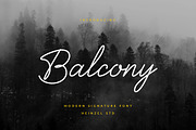 Balcony Handwritten Font, a Handwritten Font by Heinzel Std (Thumbnail 1 of 9)