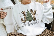Joy To The World Leopard Print PNG, a Seasonal Illustration by Creative Art (Thumbnail 3 of 3)