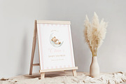 Teddy Bear Baby Shower Welcome Sign, a Flyer Template by LucaTheme (Thumbnail 4 of 6)