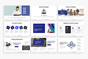 Blue - Powerpoint Template, a Presentation Template by Mikokit (Thumbnail 2 of 12)