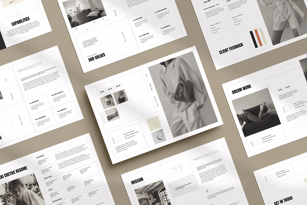 CANVA | Design Portfolio Template, a Brochure Template by S A N D Y (Photo 11 of 13)