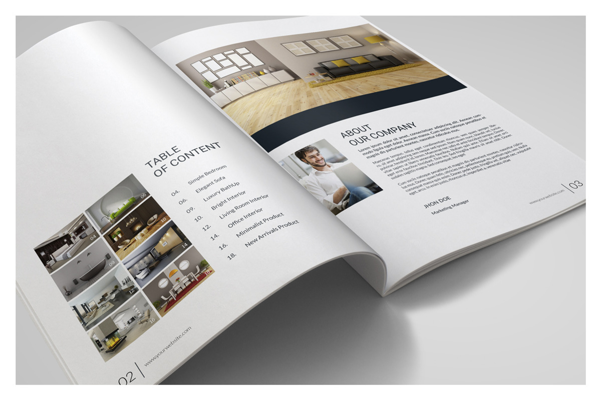 Interior Brochures / Catalogs, a Brochure Template by adekfotografia (Photo 4 of 20)