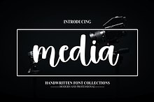 media | Script Font