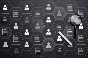 Human Resources Hiring Concept: Searching for the Right Candidat, a Business Photo by ndanko