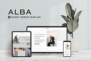 Showit Website Template | Alba, a Websites & App Template by sophieameliadesigns (Thumbnail 1 of 5)