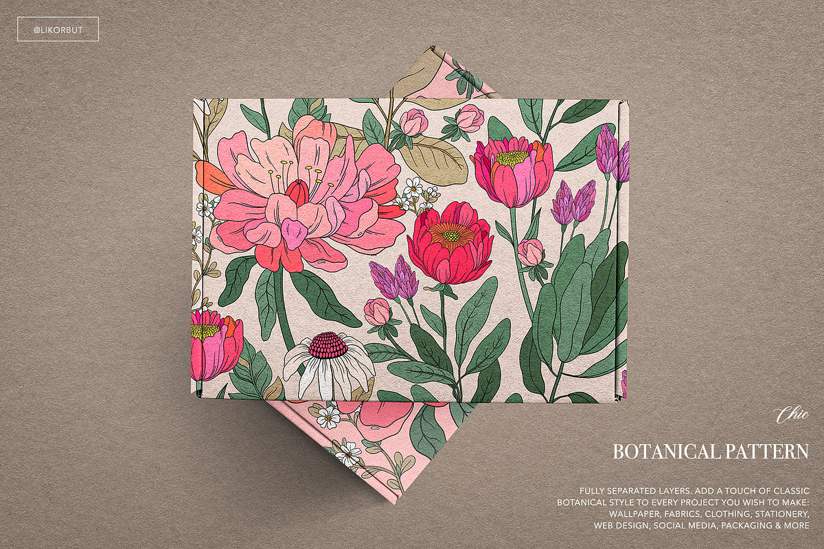 Lush Botanical Pattern and Graphics, a Pattern Graphic by likorbut (Photo 12 of 13)