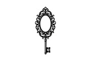 Vintage Key Frame SVG Bundle, an Illustration by Gaye Art (Thumbnail 11 of 31)