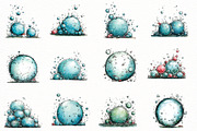 summer sea underwater bubbles clipar, an Illustration by Designworld (Thumbnail 4 of 8)