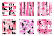 Messy Pink Brushstroke Digital paper, an Illustration by Designworld (Thumbnail 3 of 5)