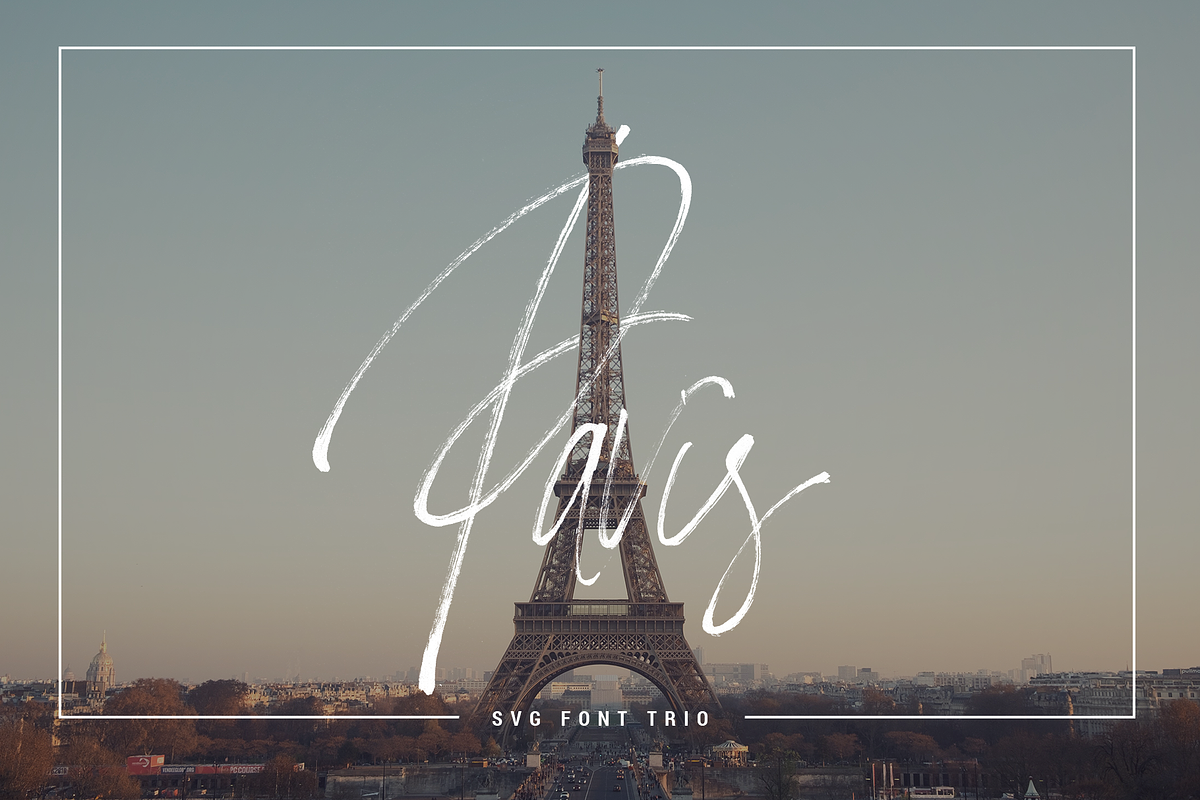 LovingCeline SVG Script Brush Font preview 4