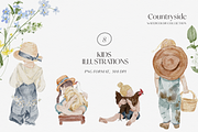 Cottage spring farm kids watercolors, an Animal Illustration by Grace Noboa Illustrations (Thumbnail 15 of 28)