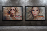 Realistic Poster Frame Mockup, a Marketing Template by Modaldesain (Thumbnail 1 of 2)