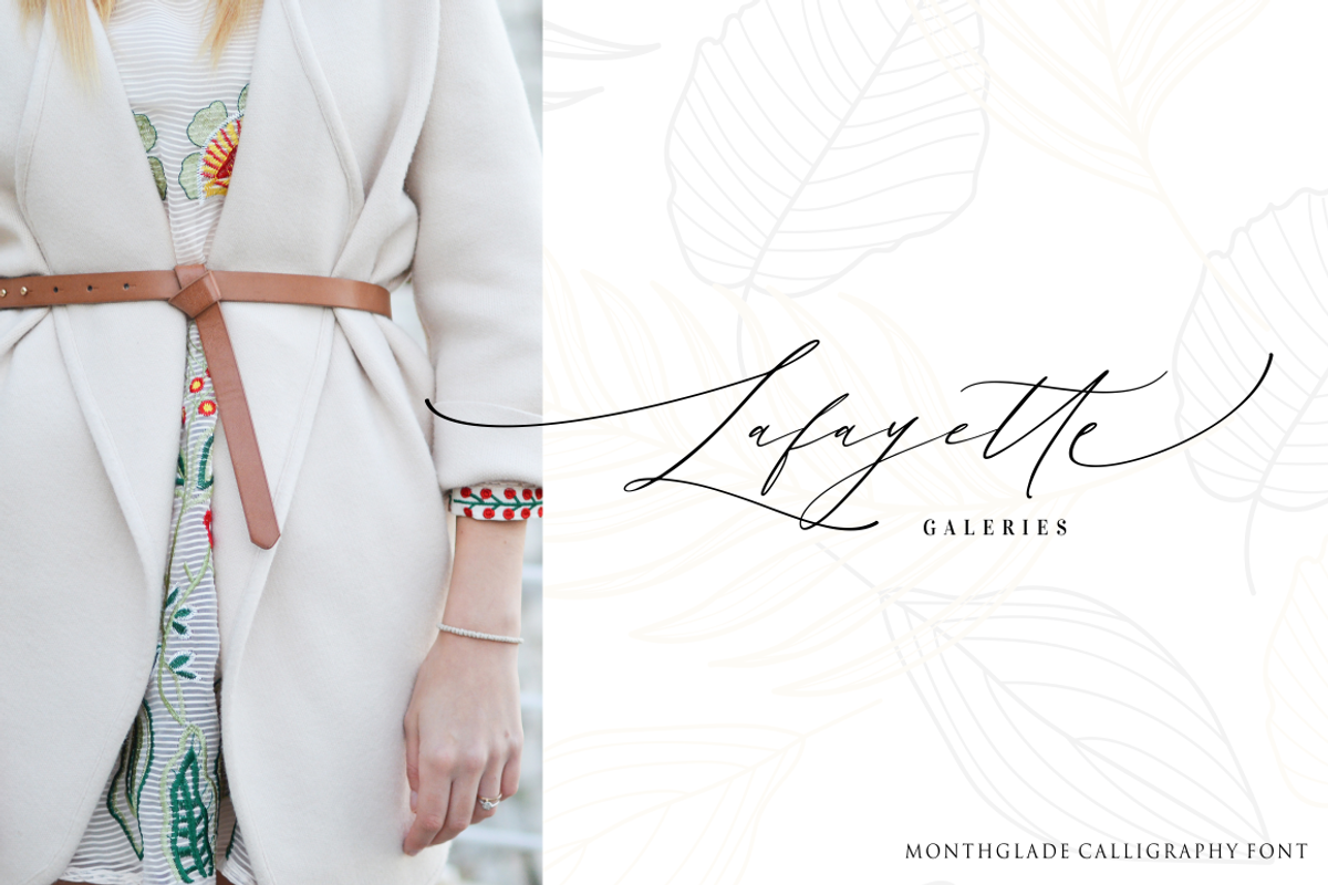 Month Glade - Calligraphy Font preview 6
