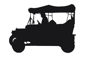 Vintage style vehicle isolated graphic, a Photo by DanFLCreativo