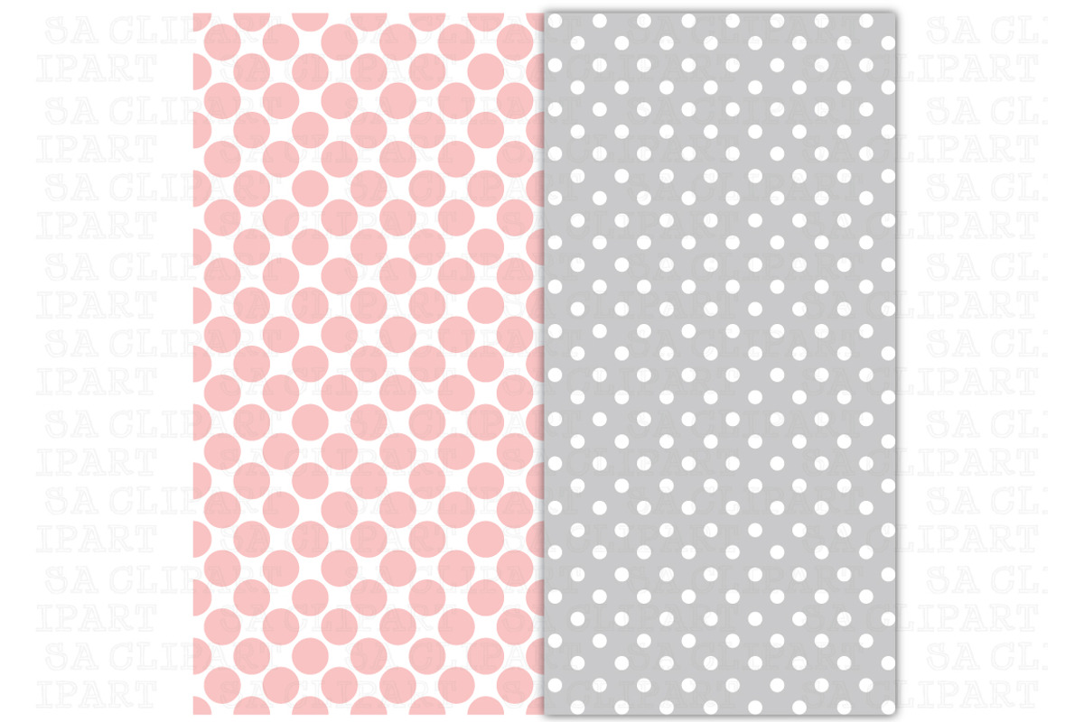 Polka Dots Digital Papers Pack, an Illustration by SA ClipArt (Photo 3 of 3)