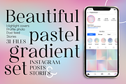 Pastel Gradient Background Pack, a Background Graphic by Arta's Workspace (Thumbnail 1 of 7)