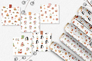 Christmas collection with animals, a Graphic by rosypatterns (Thumbnail 8 of 9)