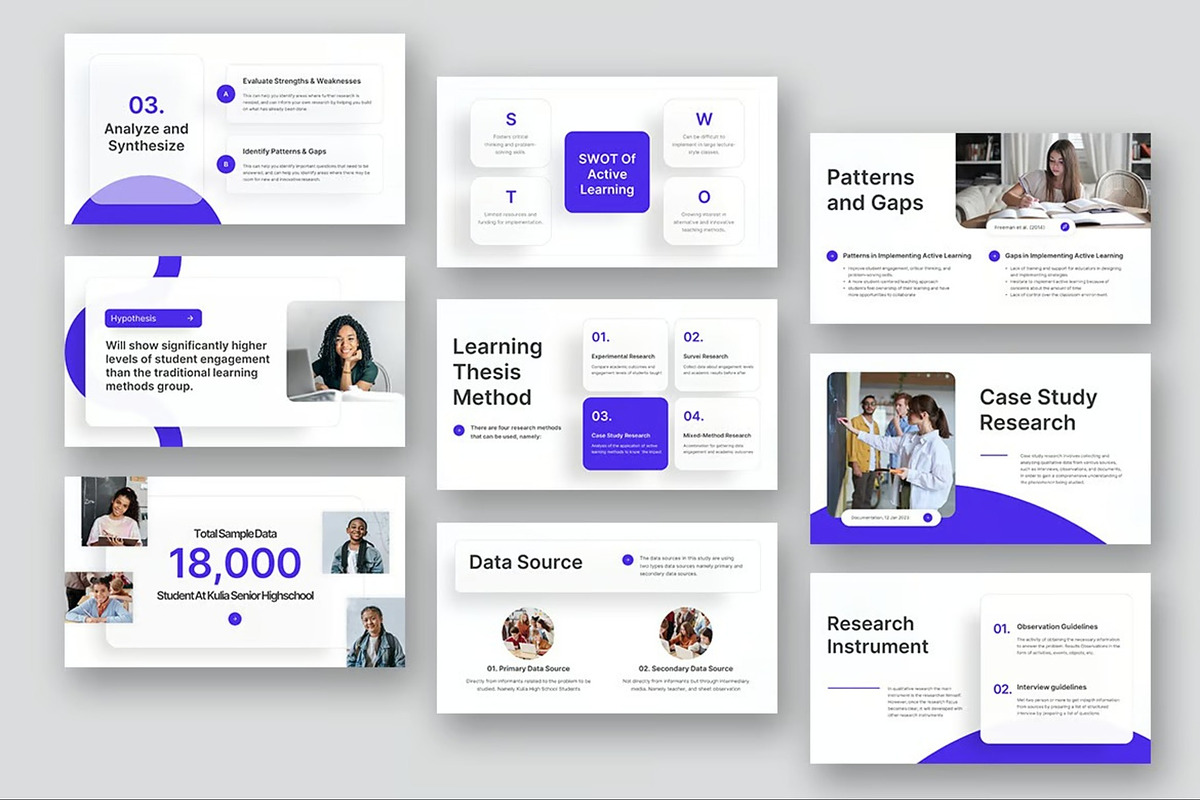 Thesis Analytic Keynote Templates, a Presentation Template by Fit-tee (Photo 9 of 11)