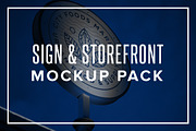 Sign & Storefront Mockup Pack, a Mockup by Jacob Waites (Thumbnail 1 of 8)