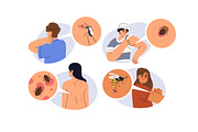 People protect from insect bites set, a Person Illustration by Good Studio (Thumbnail 3 of 4)