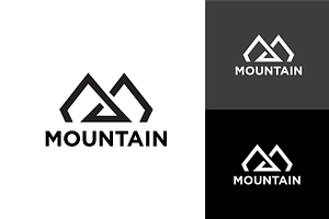 Mountain Logo Letter M, a Branding & Logo Template by zaqilogo