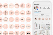 Pink Instagram Highlight covers, an Object Graphic by SwitzerShop (Thumbnail 3 of 3)