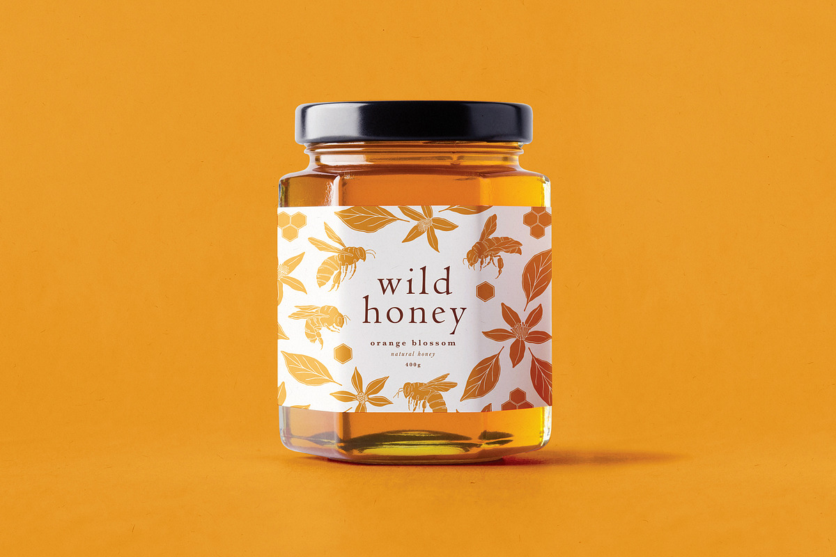 Wild Honey Vector Illustrations, a Decorative Illustration by rouxsupplyco (Photo 9 of 14)