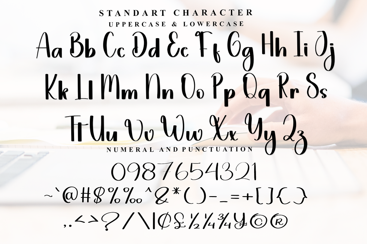 Vintage Handmade, a Handwritten Font by FreshTypeINK (Photo 5 of 8)