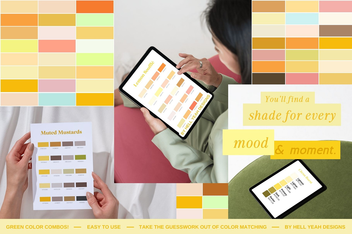 Yellow Color Palette Library preview 3