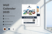 Wall Calendar Template V2, a Stationery Template by trabaskriya (Thumbnail 1 of 3)