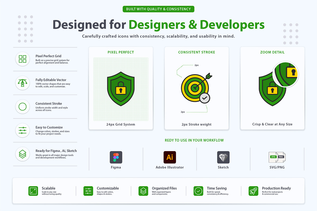 Operational Dashboard Icons, an Outline Icon by vexper (Photo 7 of 10)
