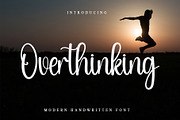Overthinking, a Handwritten Font by InermediaSTUDIO (Thumbnail 1 of 7)