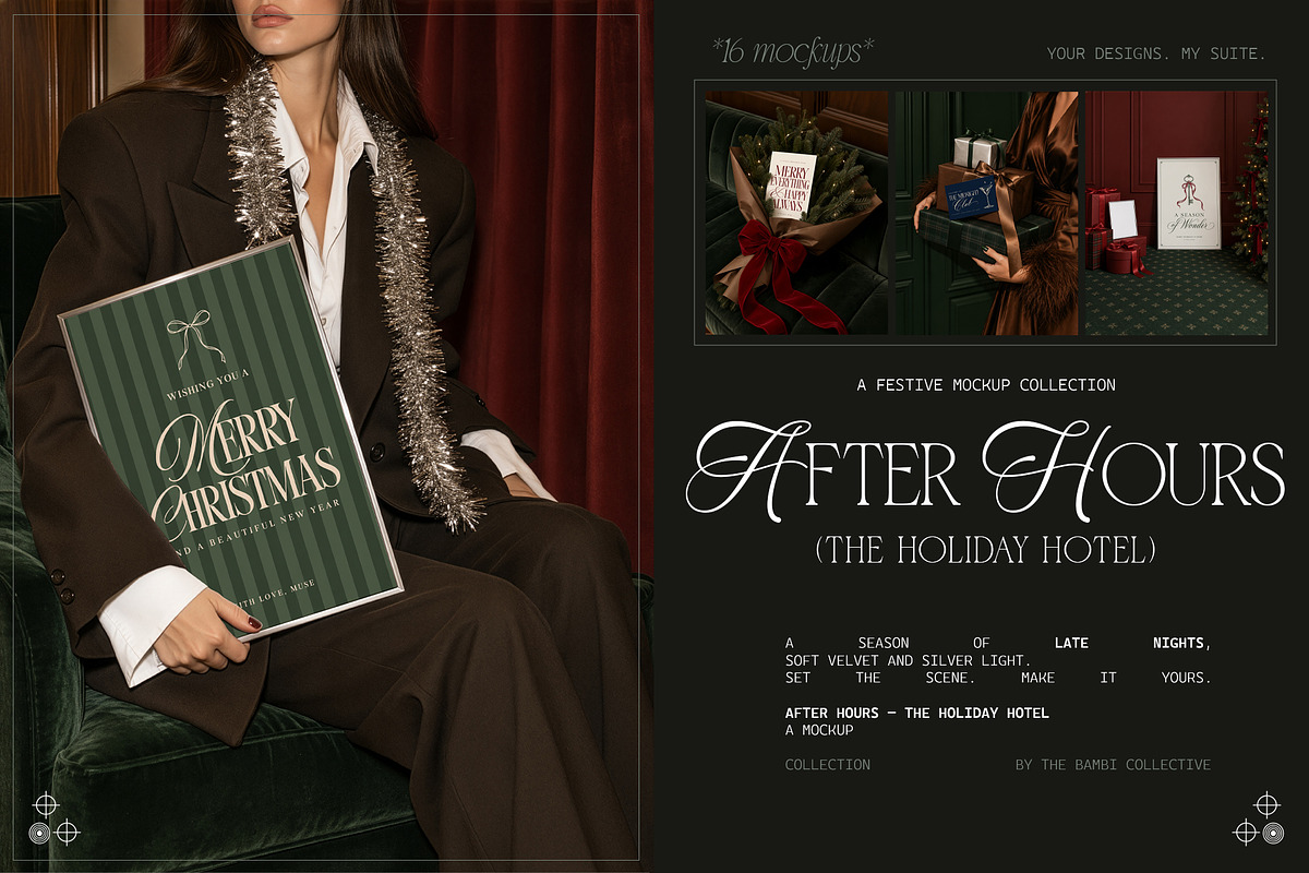 After Hours Frame & Card Mockups, a Household Mockup by The Bambi Collective (Photo 1 of 12)