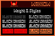 Black Dragon font, a Serif Font by weknow (Thumbnail 7 of 8)