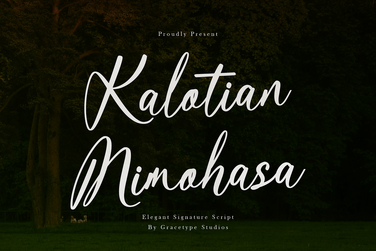 Kartaliaw Mimohasa Elegant Signature, a Script Font by gracetype_studio (Photo 1 of 12)