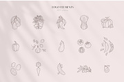 Veggies logo elements and templates, a Graphic by Vasylyka (Thumbnail 5 of 11)