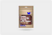 Stand-Up Pouch with Window Mockup, a Packaging Mockup by Reformer Mockup (Thumbnail 2 of 5)