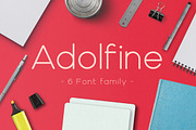 Adolfine, a Sans Serif Font by Heroglyphs Studio (Thumbnail 1 of 6)