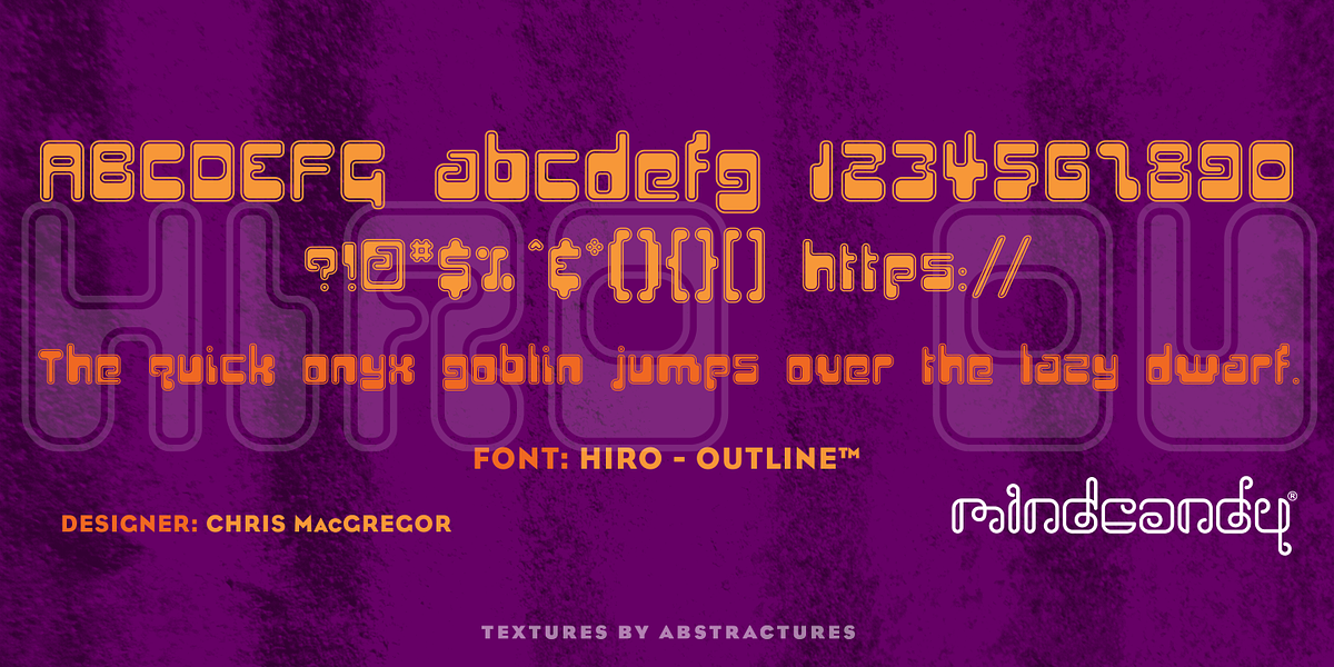 Hiro™, a Font by MINDCANDY (Photo 3 of 6)