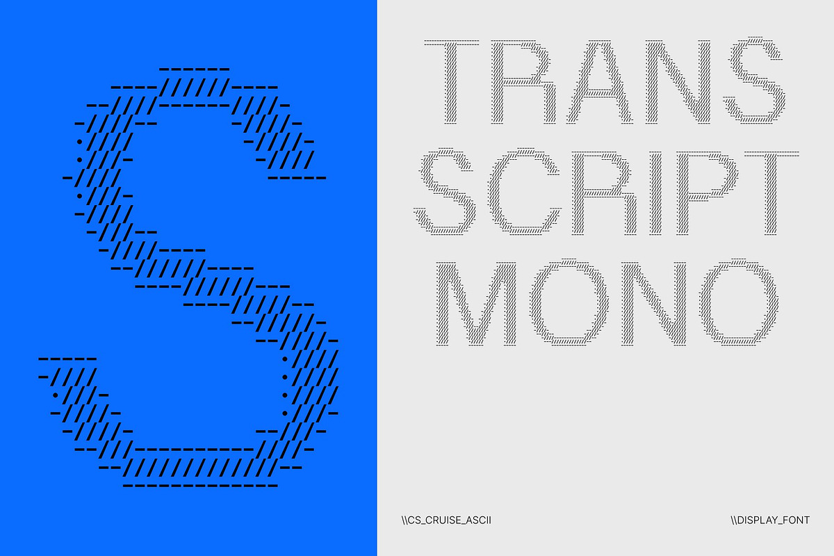 CS Cruise Ascii, a Sans Serif Font by Craft Supply Co. (Photo 6 of 8)