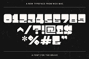 Badmoon Slab - A Space Western font, a Slab Serif Font by Nick Mac (Thumbnail 8 of 8)