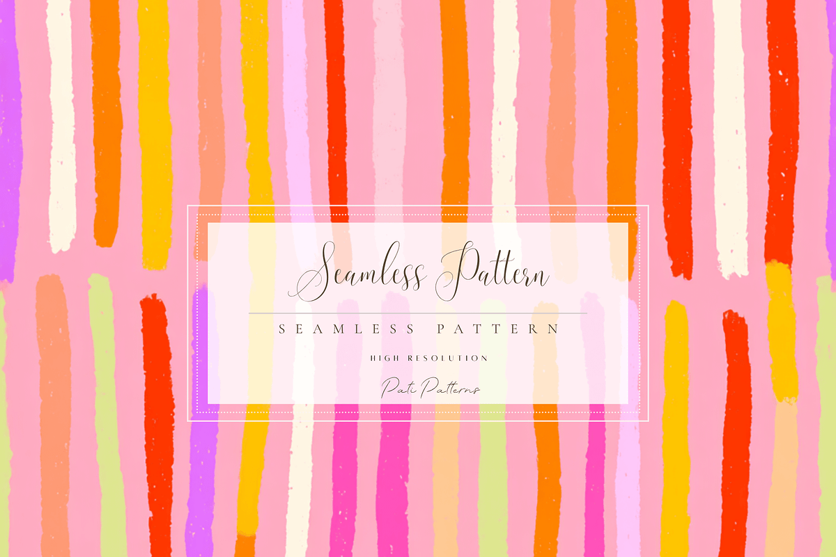 Colorful Vertical Stripe Seamless Pa, a Pattern Graphic by Pati Charm Studio (Photo 1 of 7)