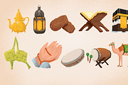 Ramadan Kareem Illustration pack, an Object Illustration by tomatstudio (Thumbnail 2 of 3)