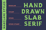 Marclane & Extras, a Slab Serif Font by IronbirdCreative (Thumbnail 3 of 9)