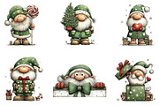 Whimsical Santa Claus Clipart, an Illustration by designcity5 (Thumbnail 2 of 5)